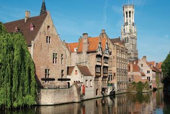 Férias de barco na Bélgica, Bruges e Gent